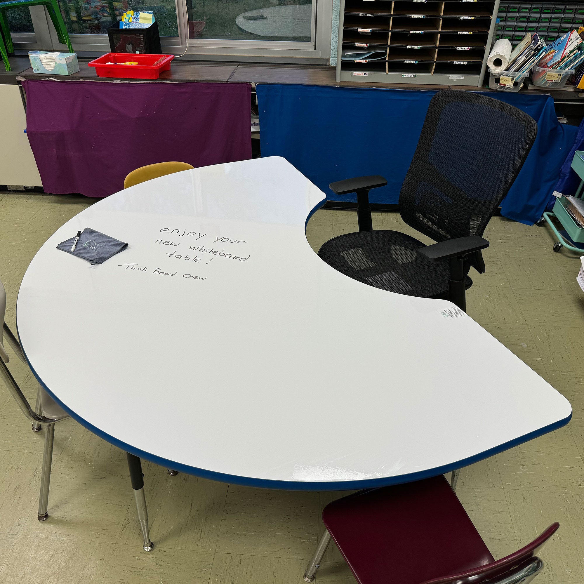 whiteboard table in a classroom ballston spa